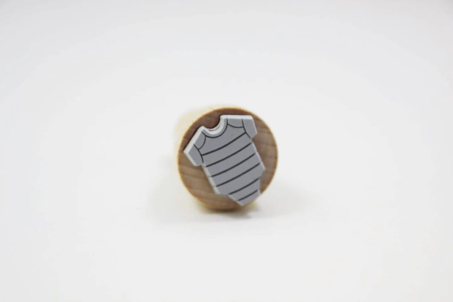 stempel hout rompertje romper baby babys.