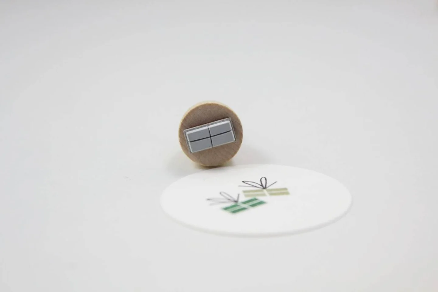 stempel hout kadootje cadeautje present.