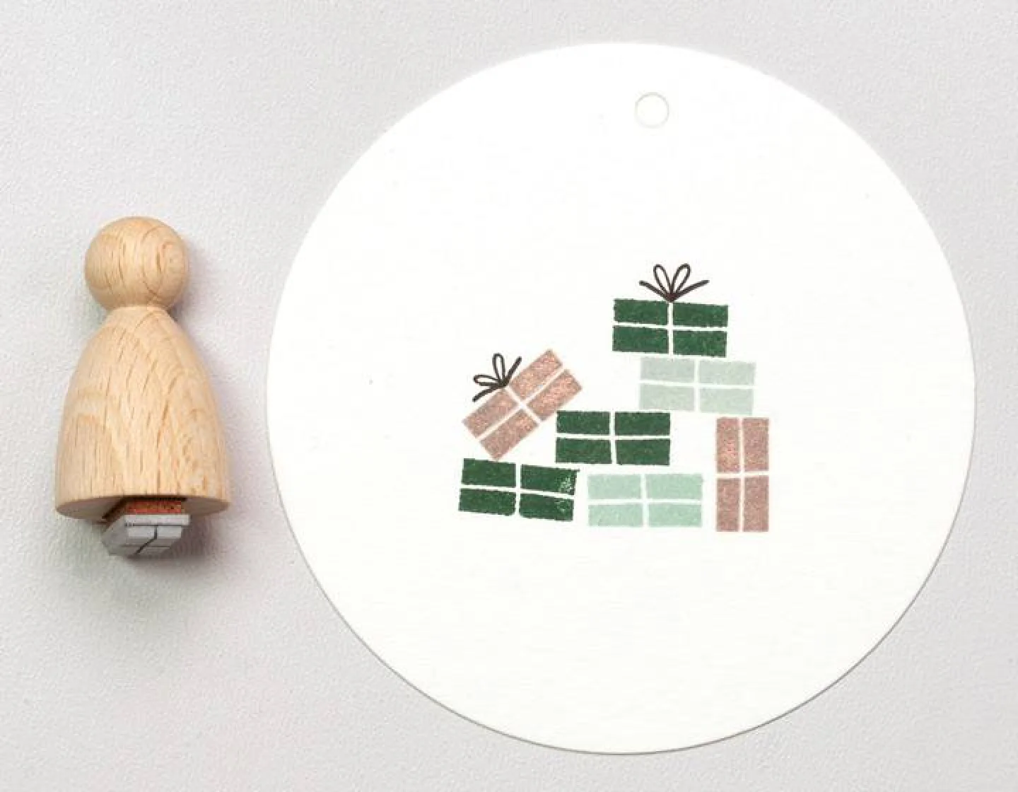 stempel hout kadootje cadeautje present.