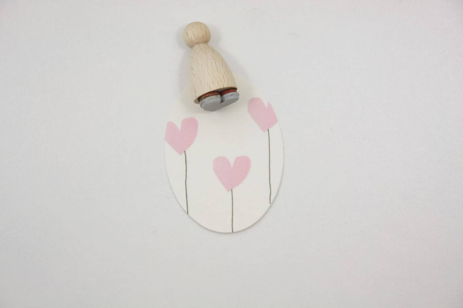 stempel hout hartje heart perlenfischer