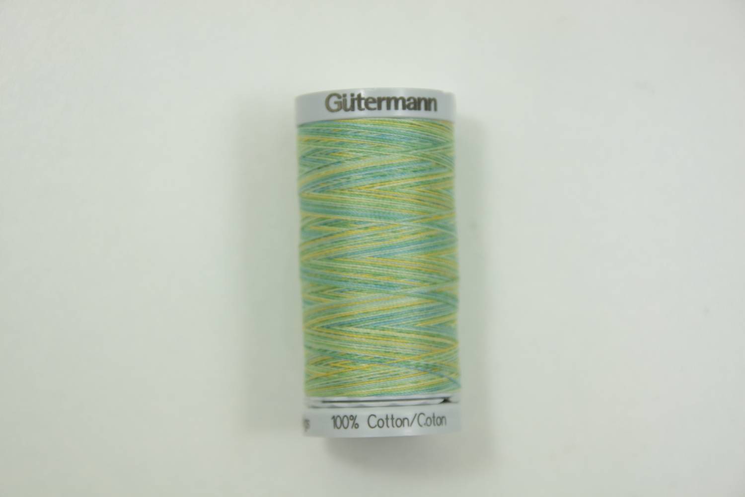 Quiltgaren geel, groen en blauw-machine-