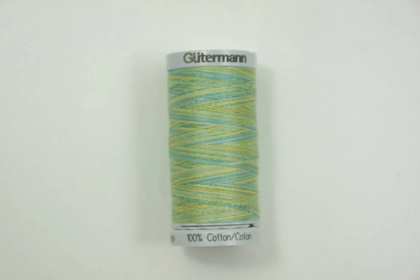 Quiltgaren geel, groen en blauw-machine-.