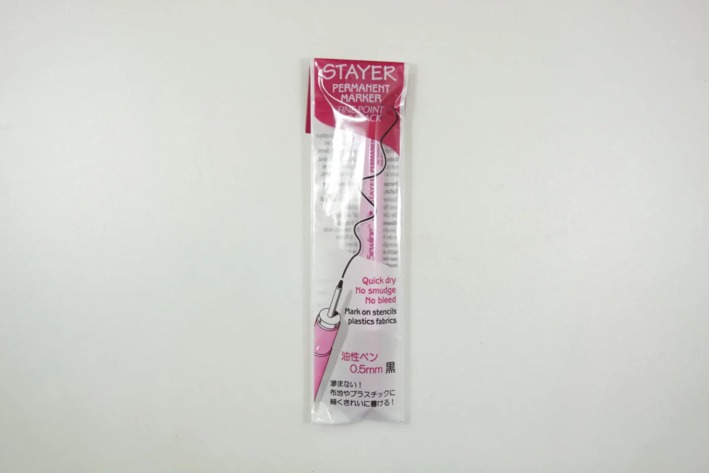 Sewline pen-permanent-zwart-permanent ma.