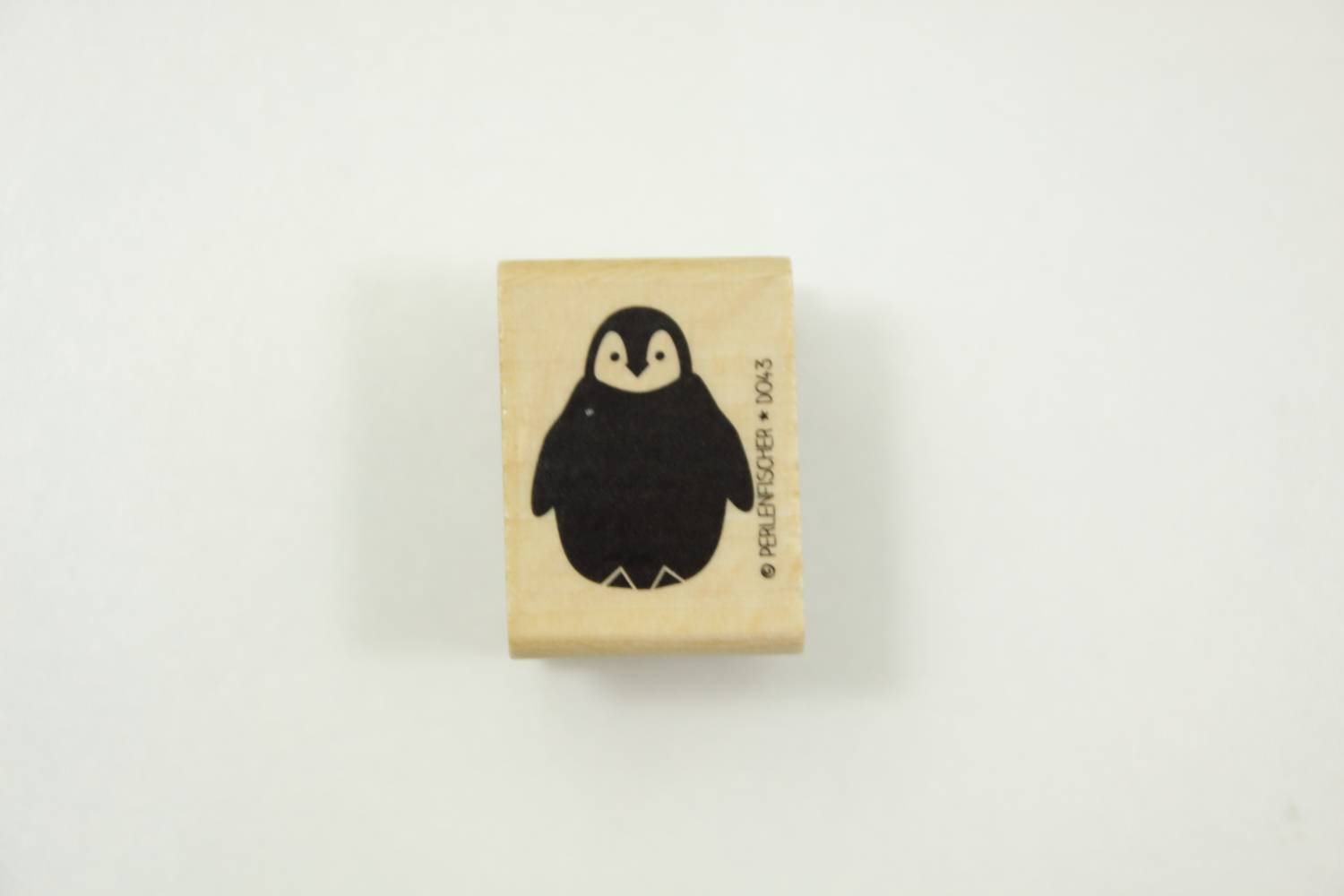 stempel- houten stempel- baby pinguin-di
