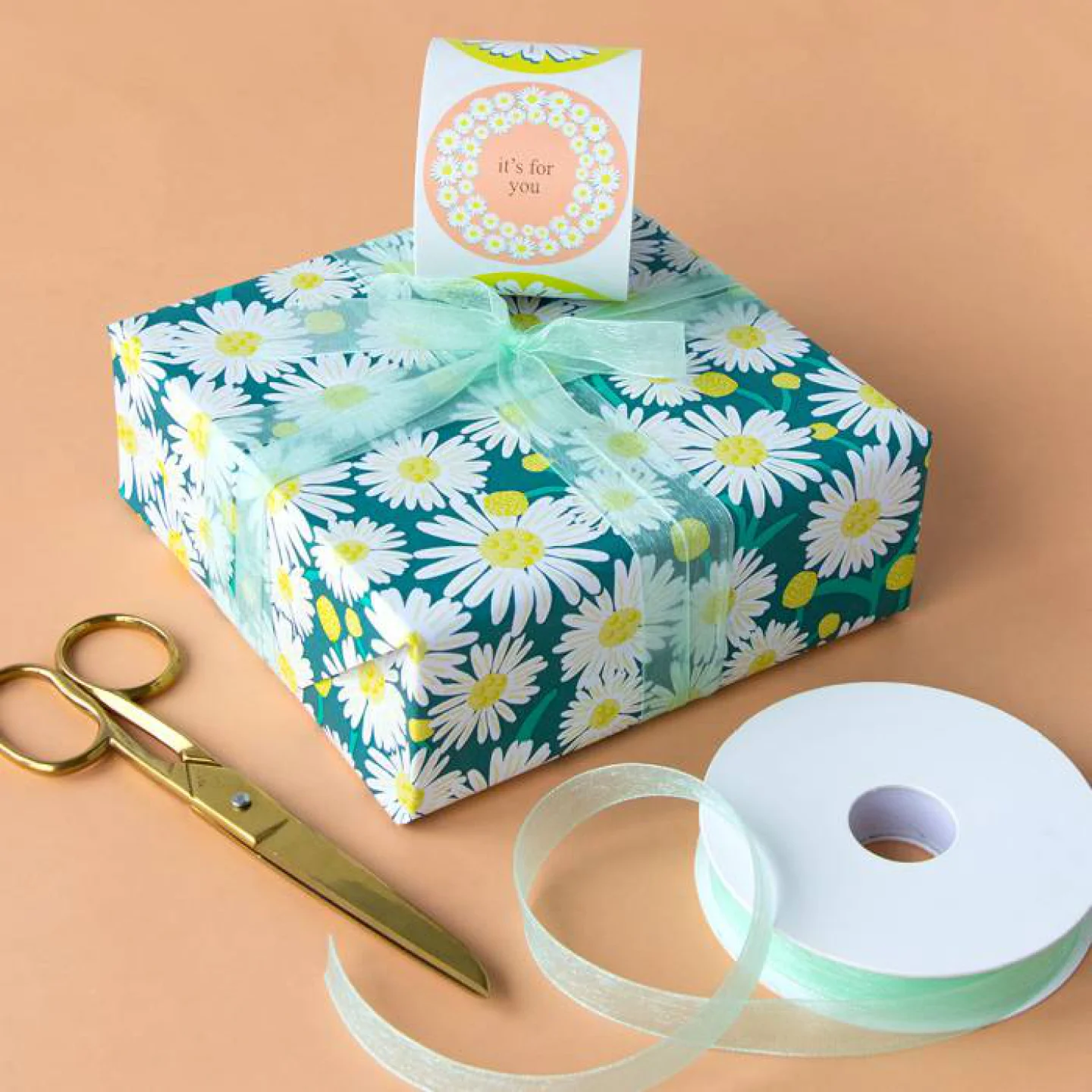 hip inpakpapier madelief bloemen-3.