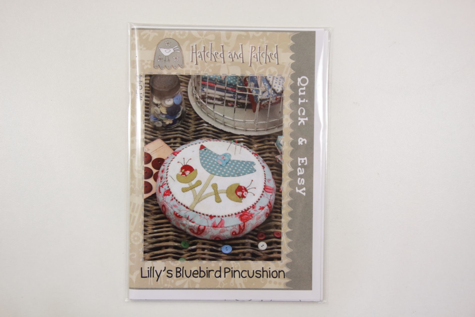 Naaipatroon met stitchery-Lilly's Bluebi