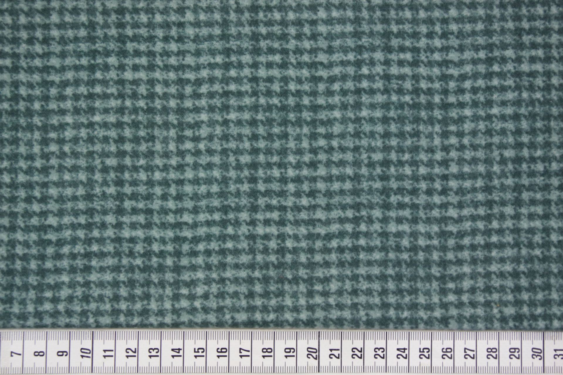 quiltstof flanel-Zeegroen pied-de-poule