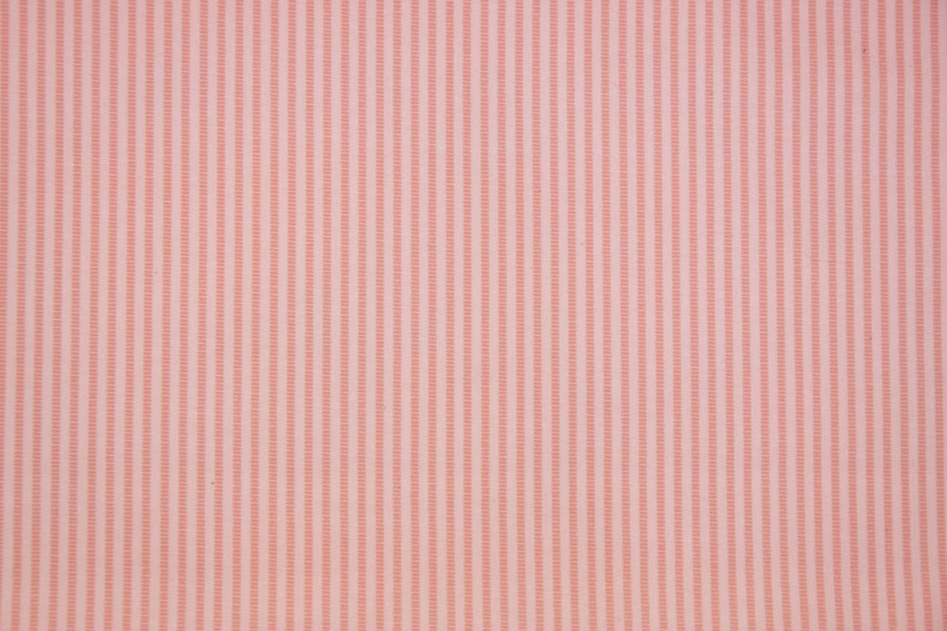 quiltstof-Roze met steenrood streepje-Ma
