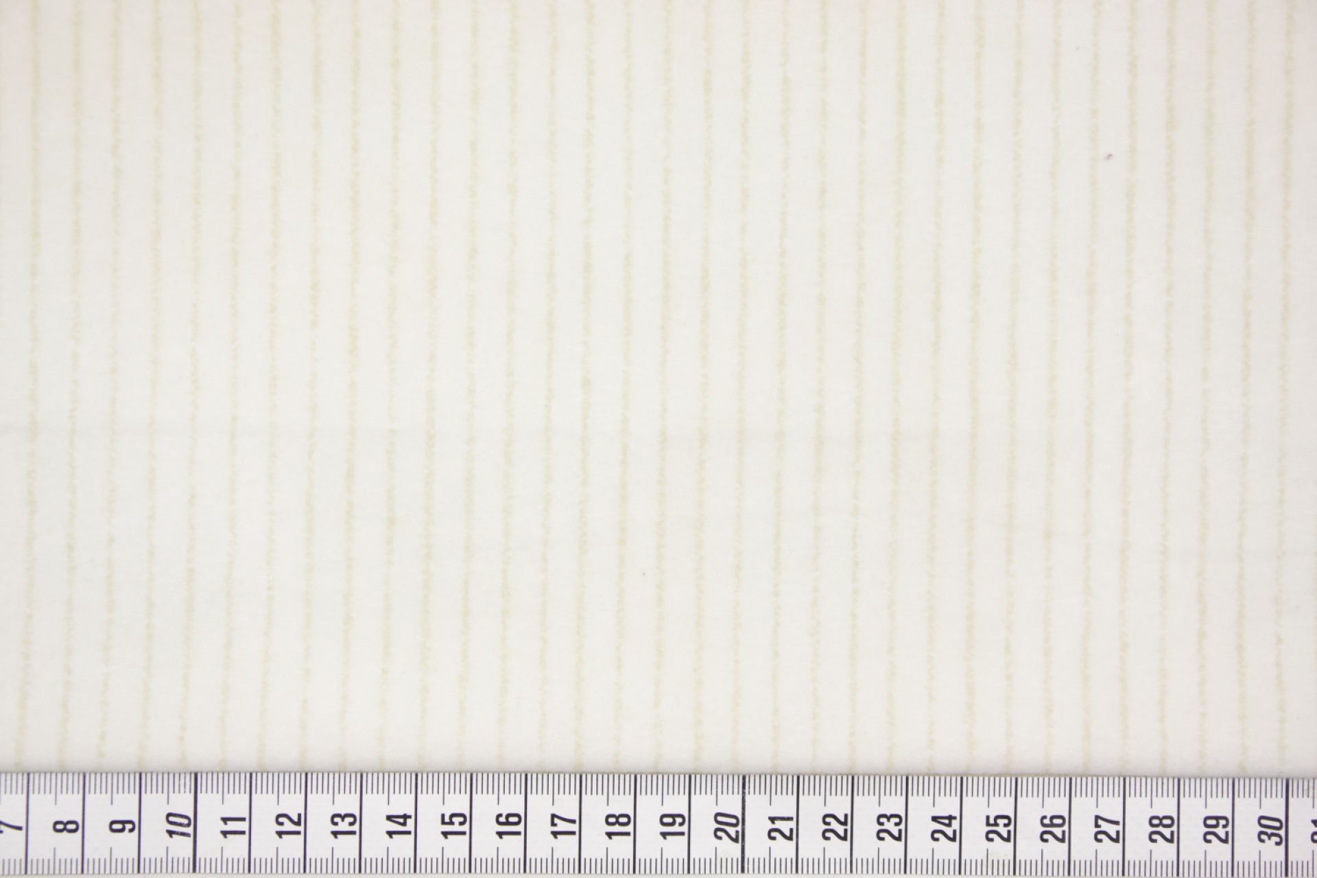 quiltstof flanel-Ivoor met taupe streep-