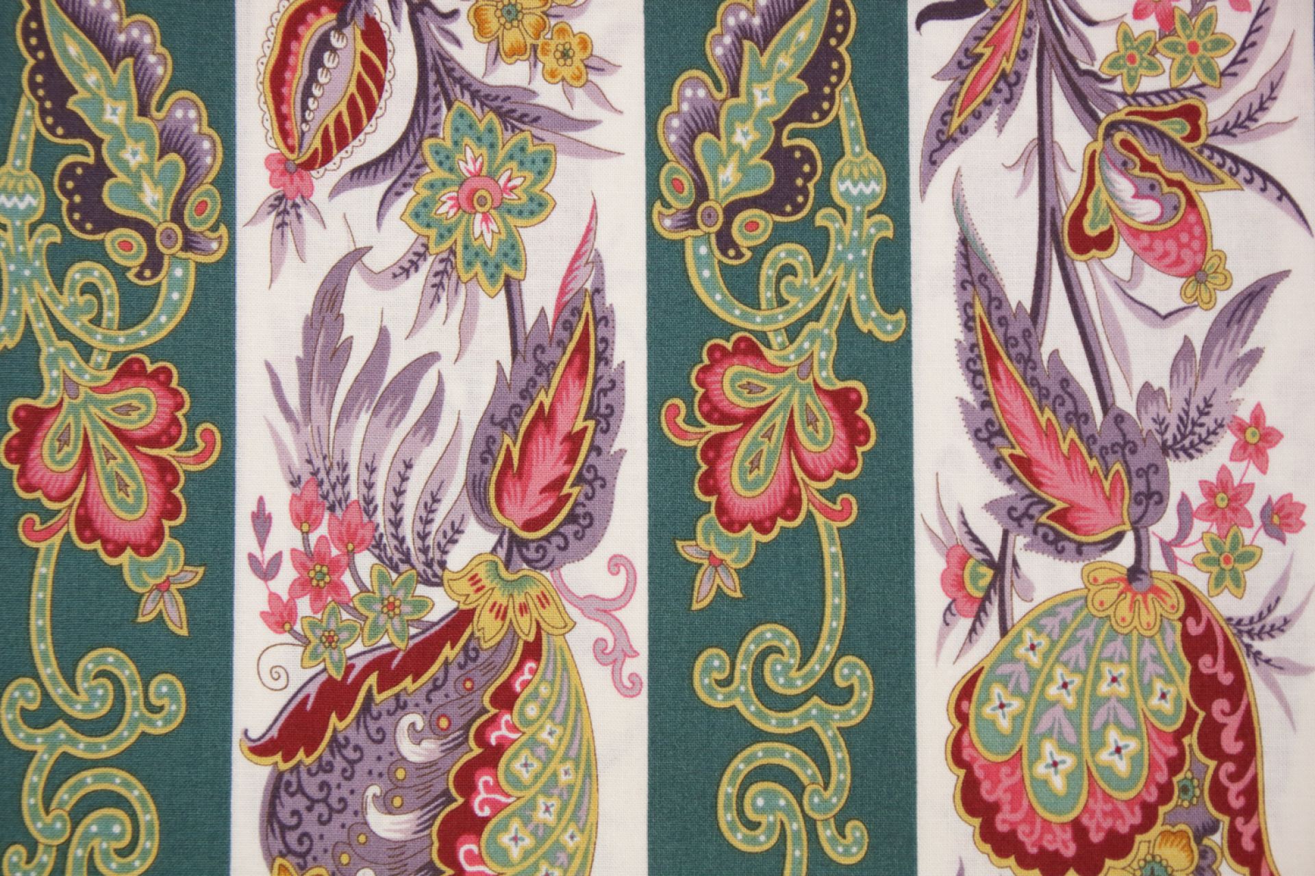 quiltstof-aangepast Randstof met bladere