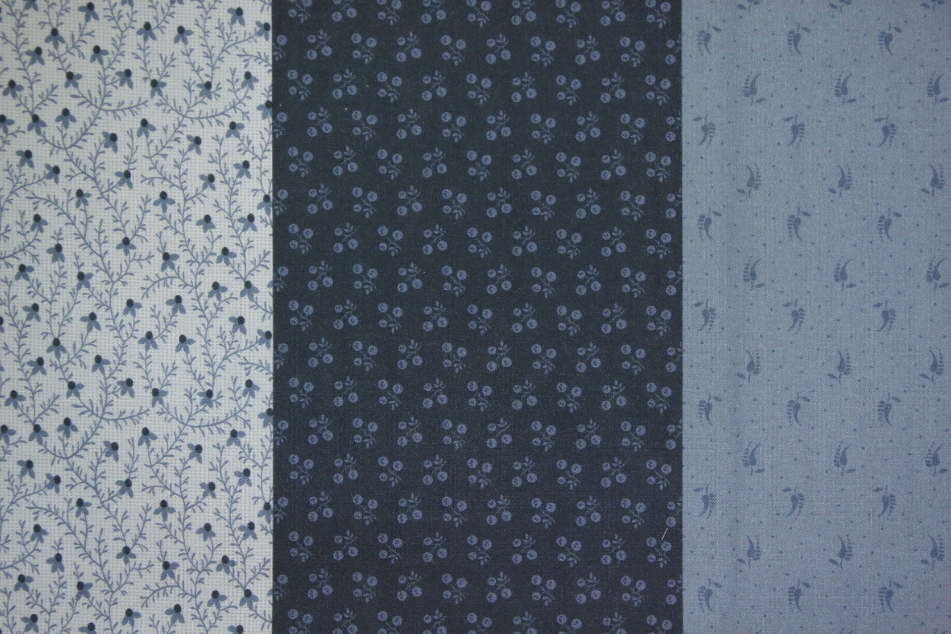quiltstof-Tinten blauw, per 25 cm-Marcus