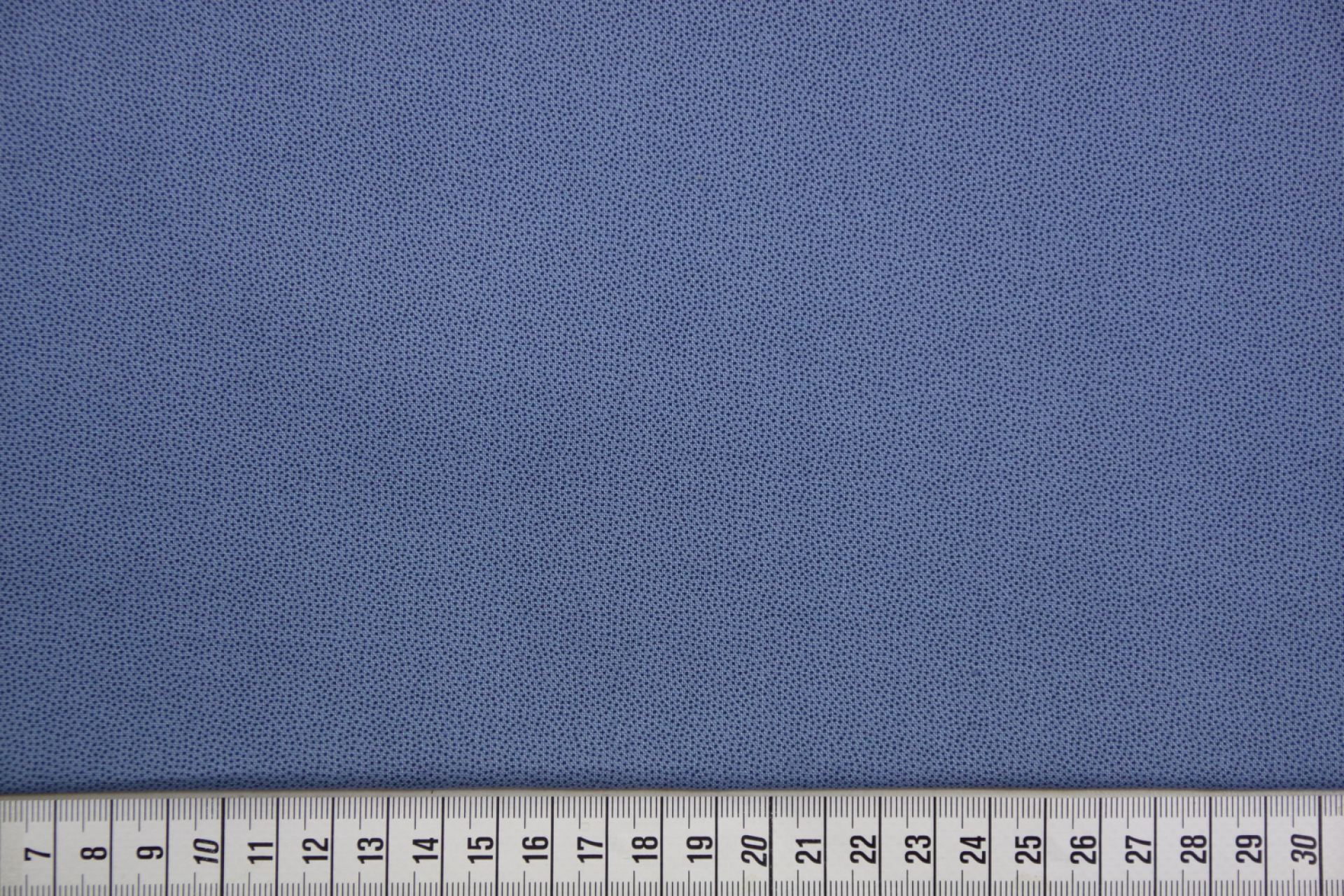 quiltstof-Blauw met donkerblauwe stipjes