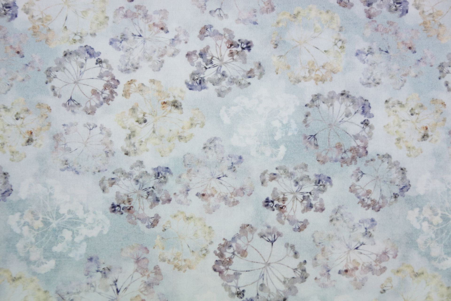 quiltstof-Grijsblauw-uitgebloeide scherm