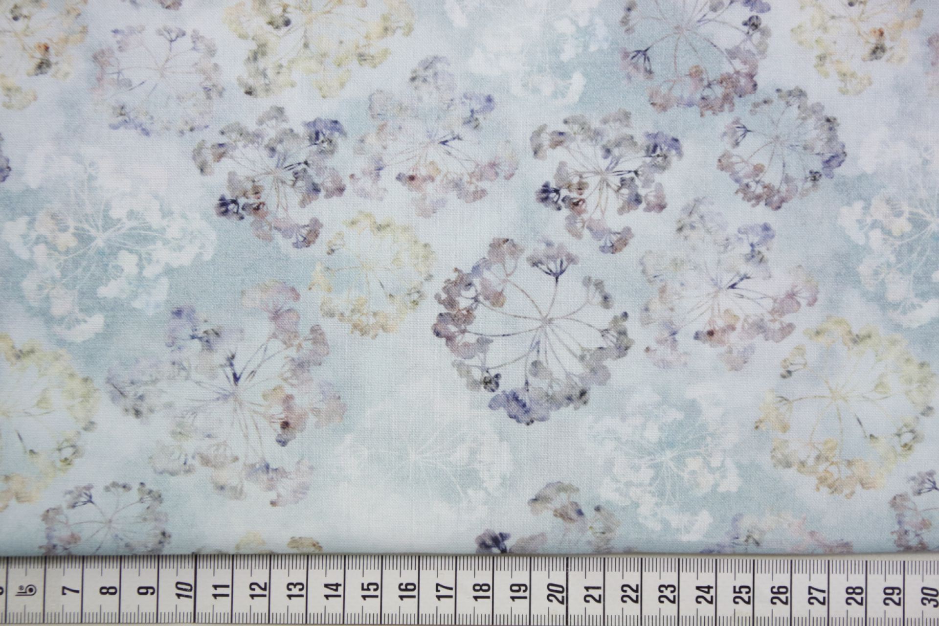 quiltstof-Grijsblauw-uitgebloeide scherm