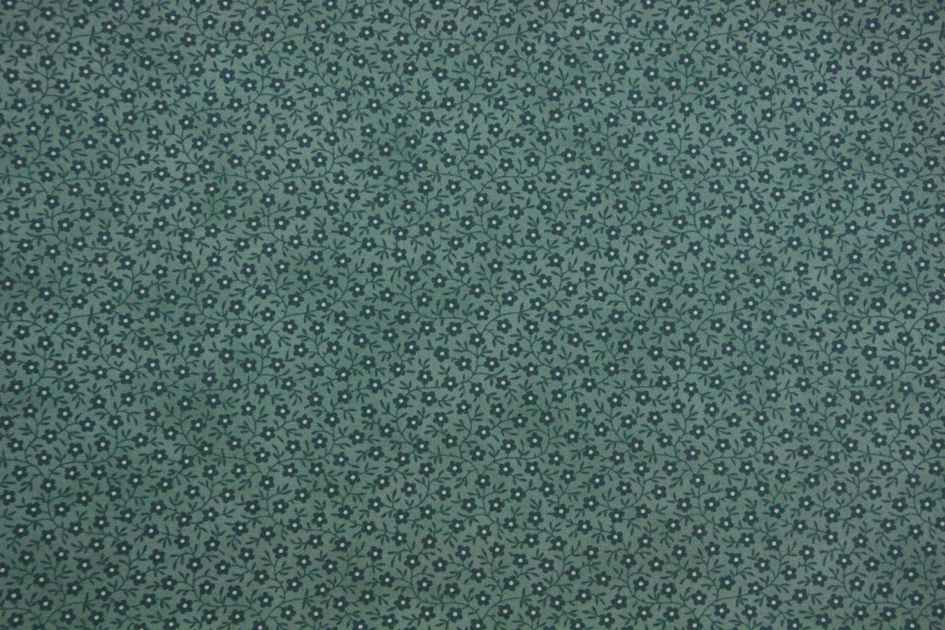 quiltstof-Zeegroen met donker zeegroen b