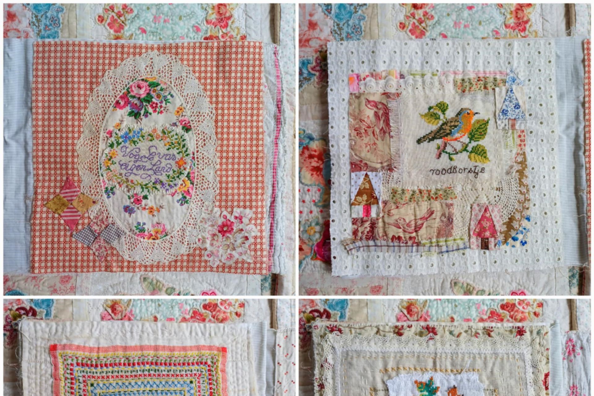 Quilten met borduurtjes website