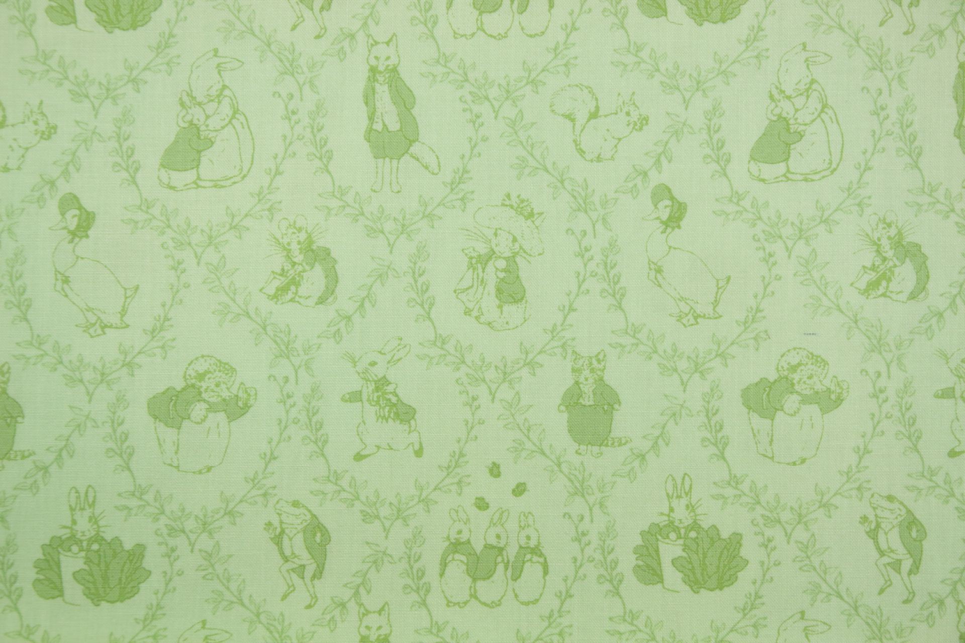 quiltstof-licht varengroen met Pieter Ko