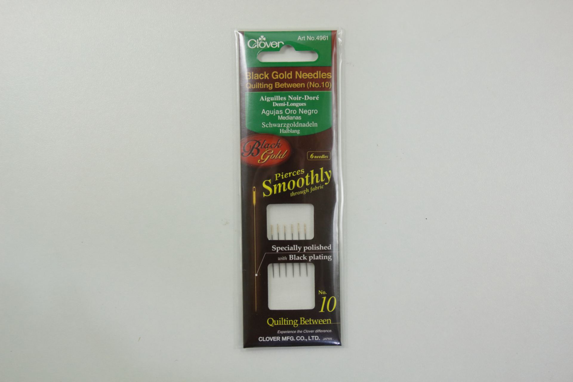 Quiltnaalden-Clover-Black Gold Needles-B
