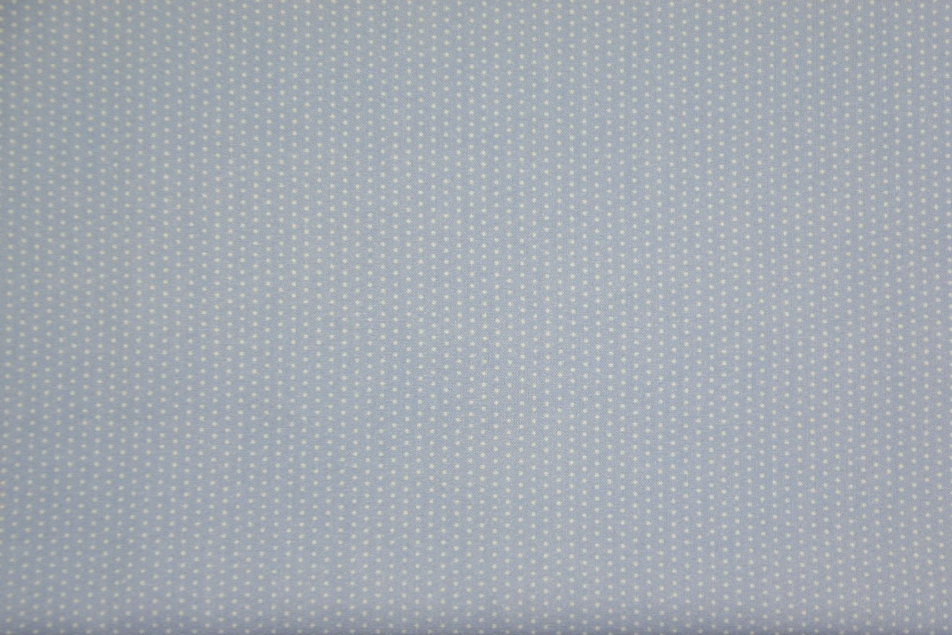 quiltstof-Hemelsblauw met stipjes-Devons