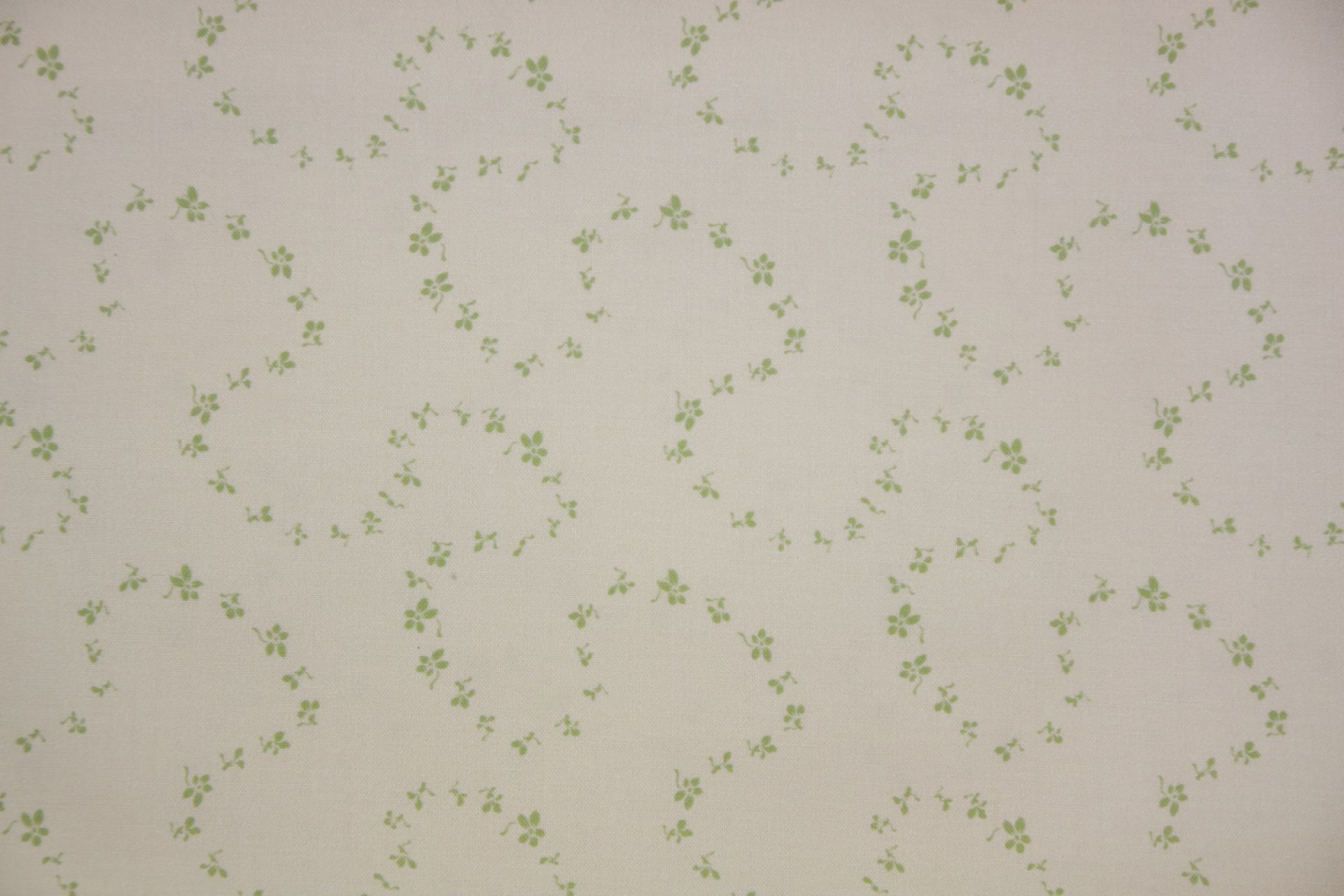 quiltstof-Heel licht grijsgroen met groe