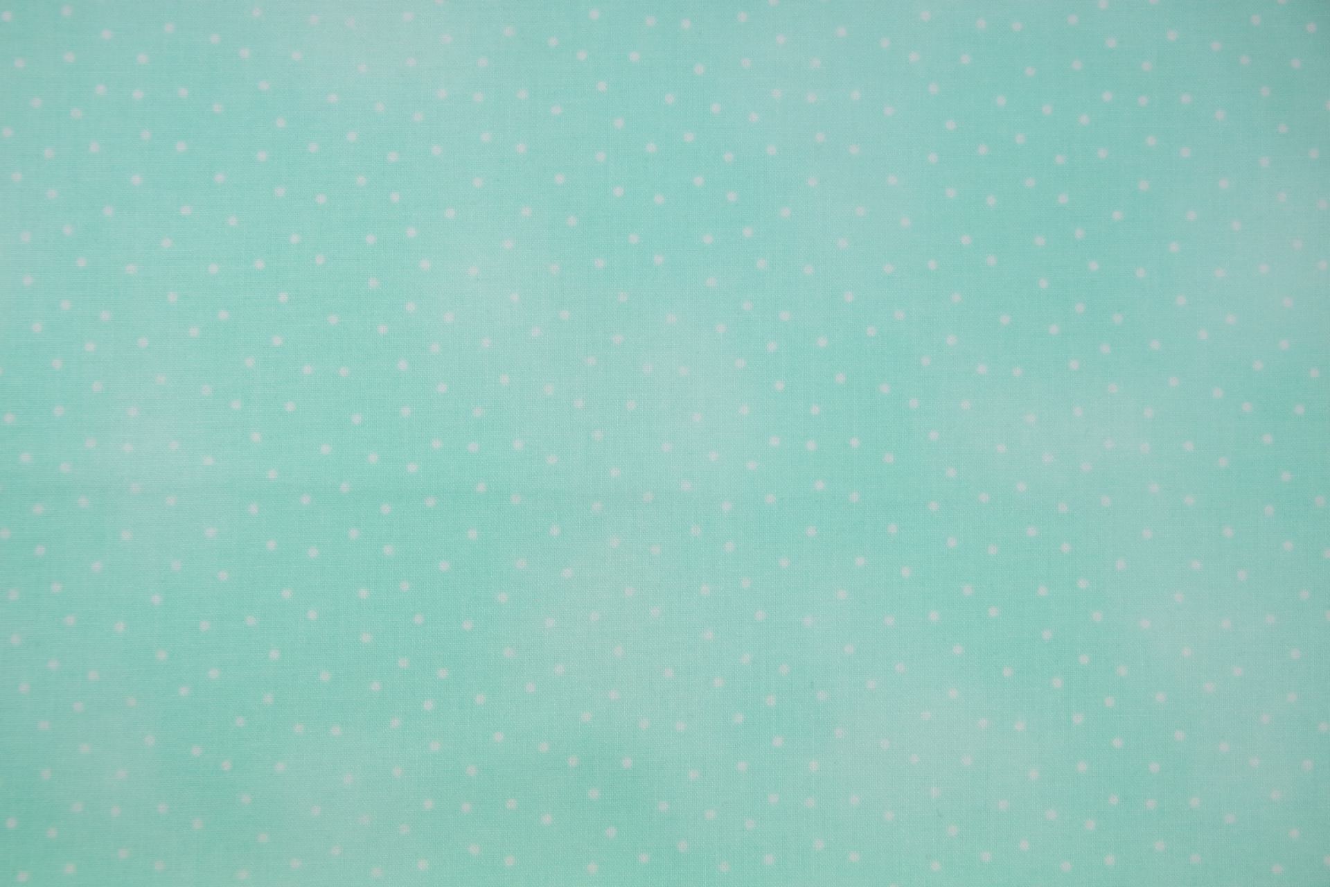 quiltstof-Aqua-witte stipjes-Maywood-Bea