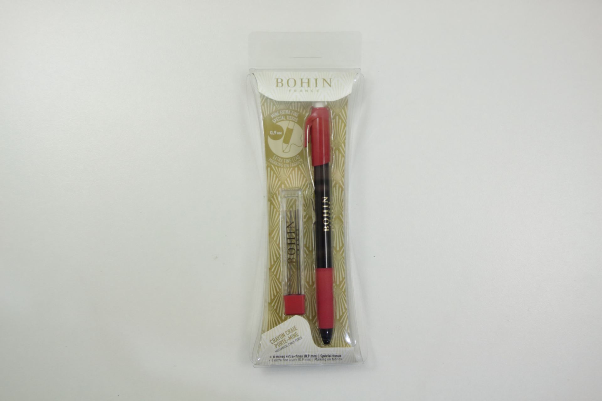Bohin Vulpotlood met 6 reserverstiften-z