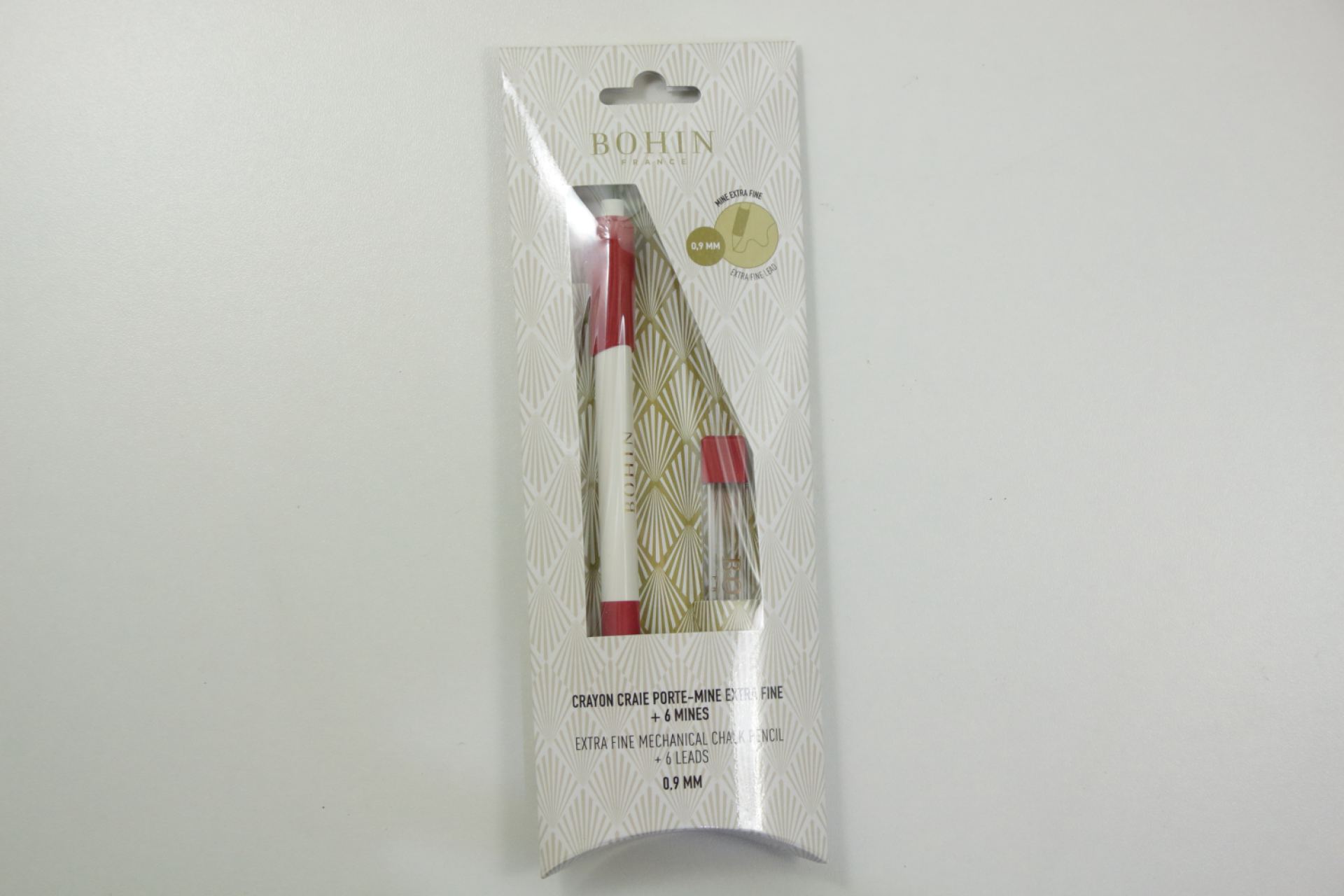 Bohin Vulpotlood met 6 reserverstiften-w