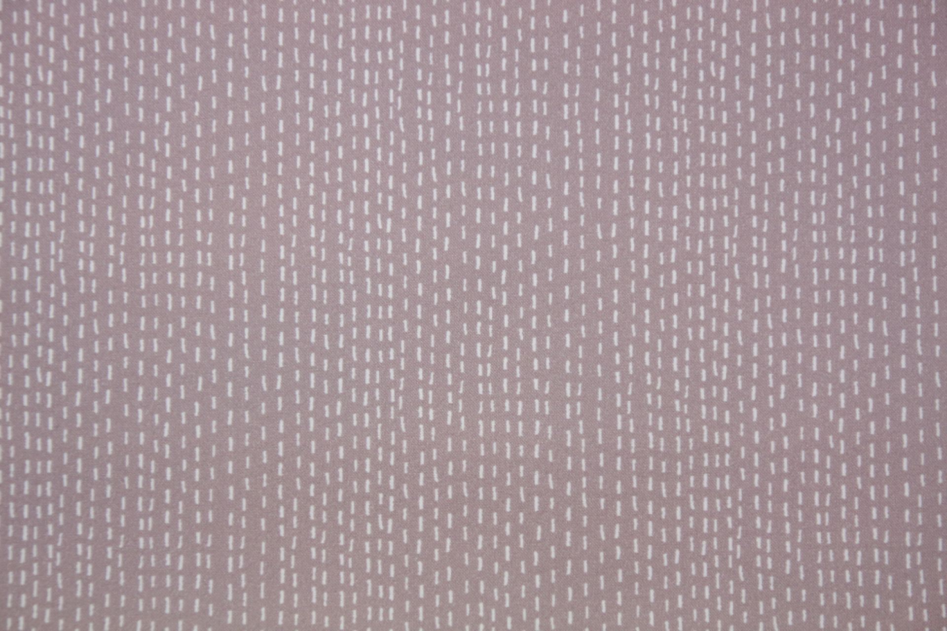 quiltstof-Mauve paars met ivoor streepje