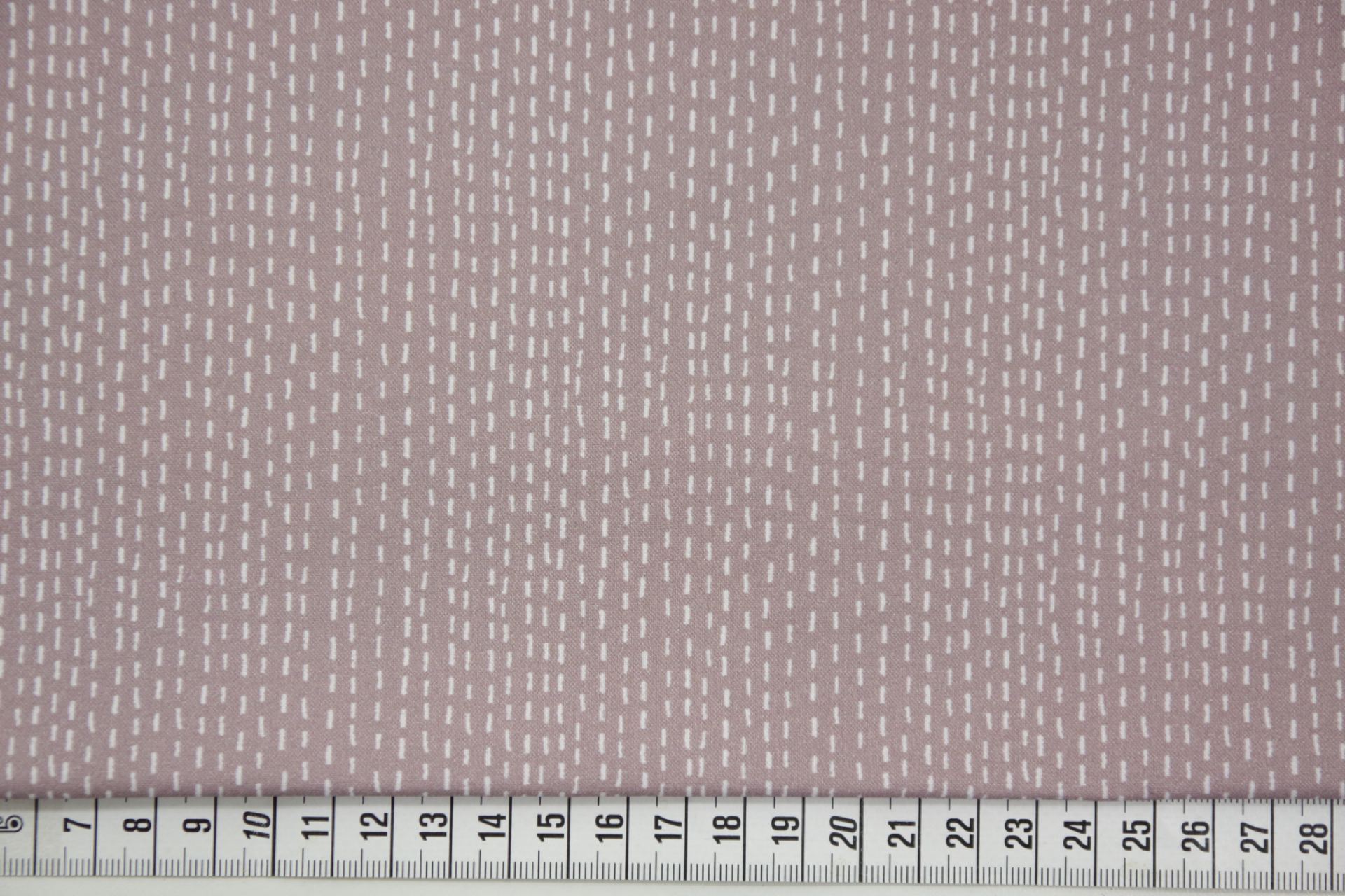 quiltstof-Mauve paars met ivoor streepje