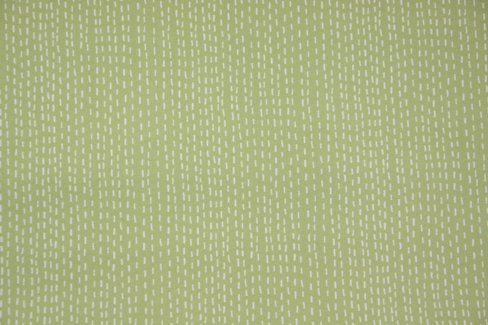 quiltstof-Licht groen met ivoor streepje