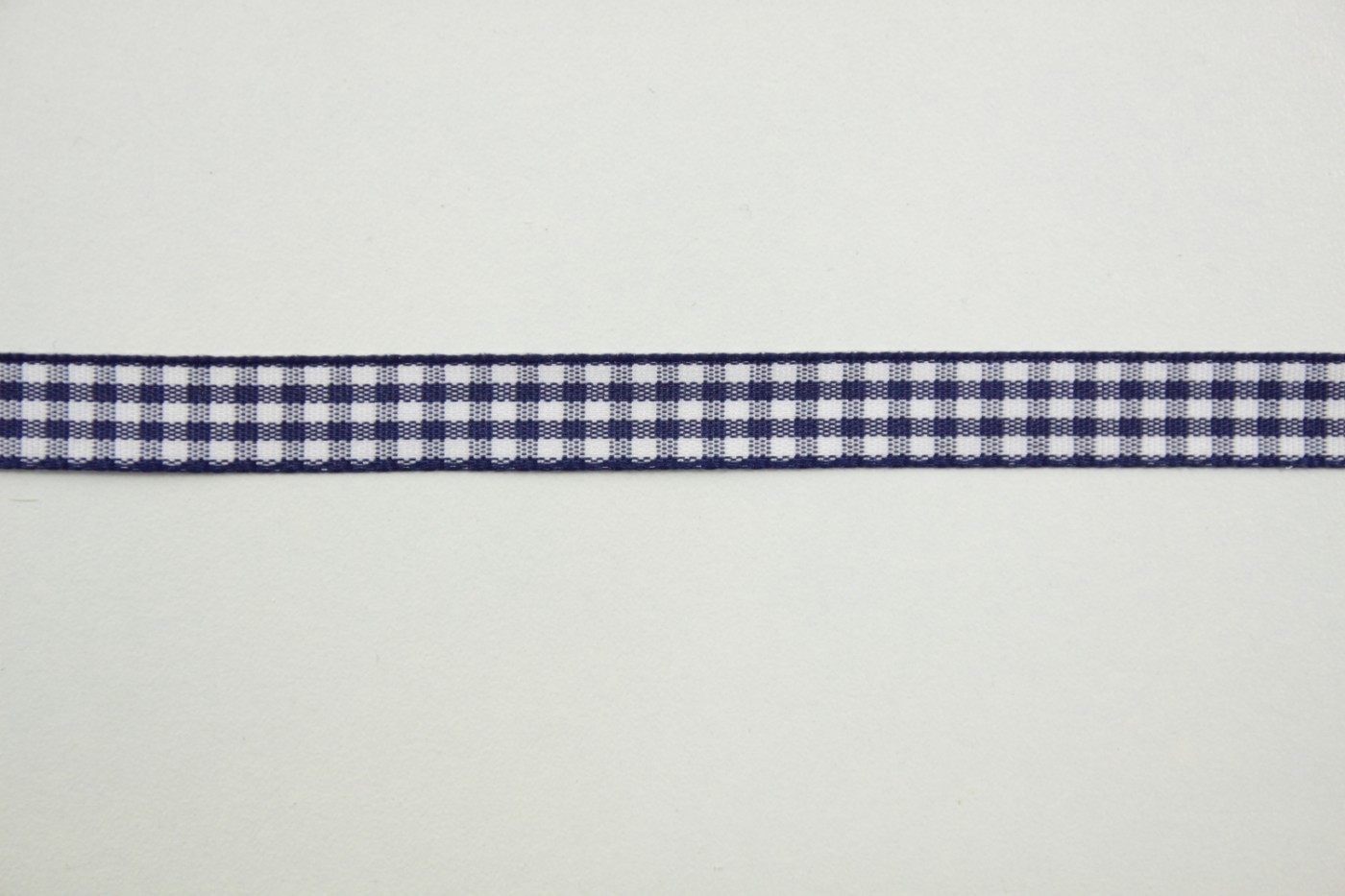 Lint-donkerblauw- wit geruit