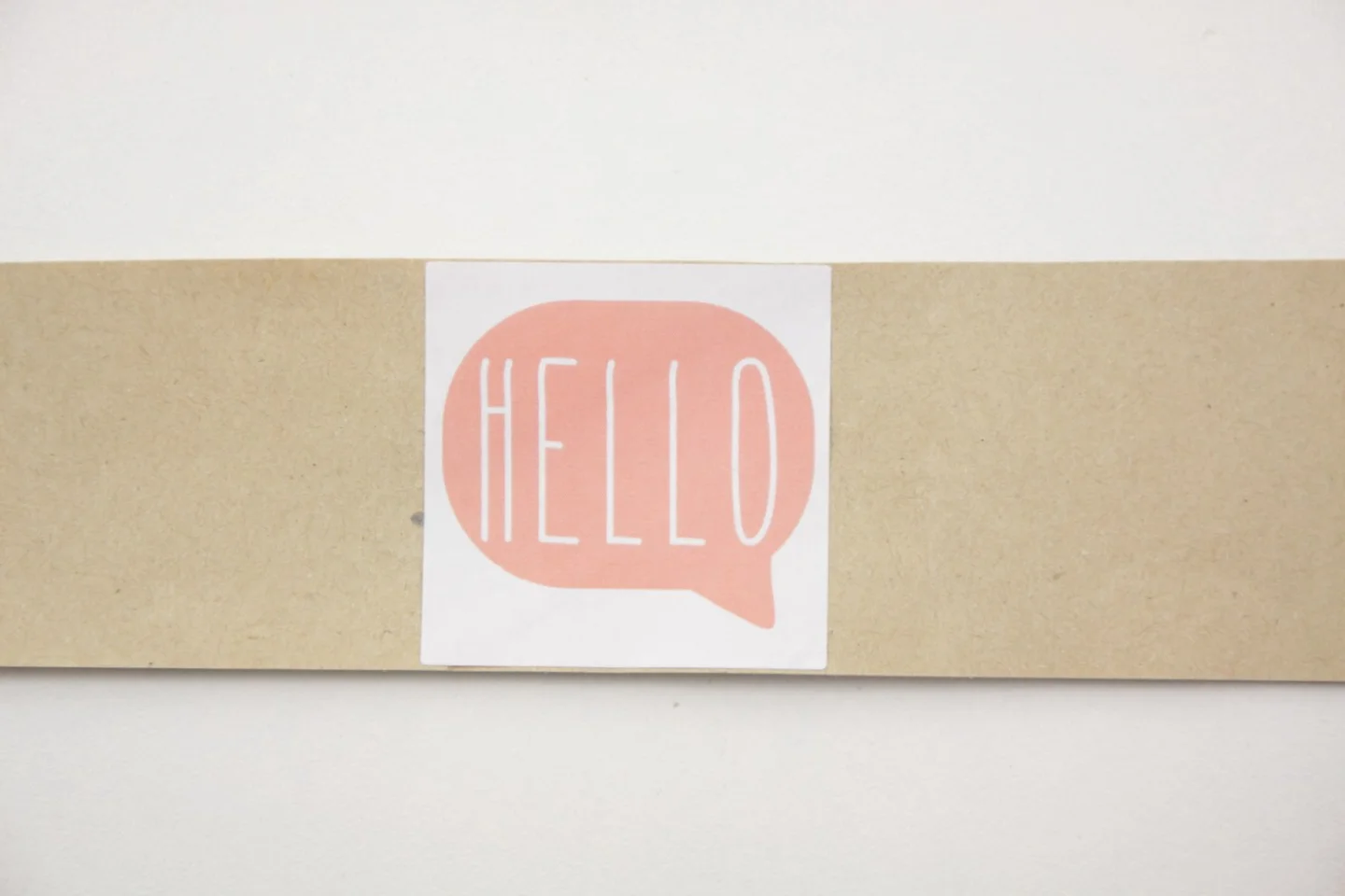 Sluitsticker-tekstballon hello-zalmroze-.