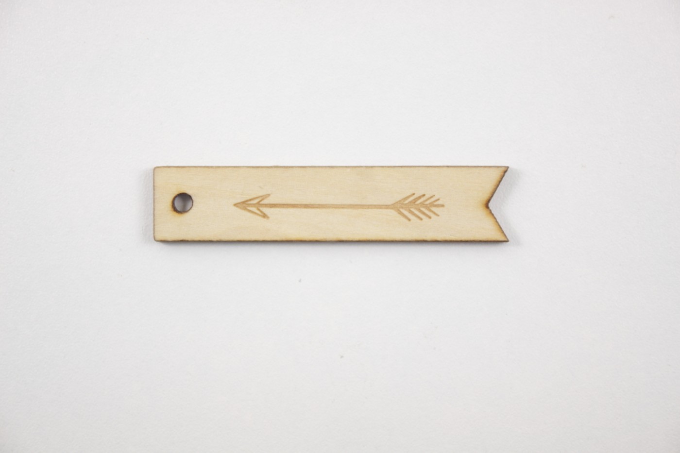 Houten label-arrow pijl-70x15 mm