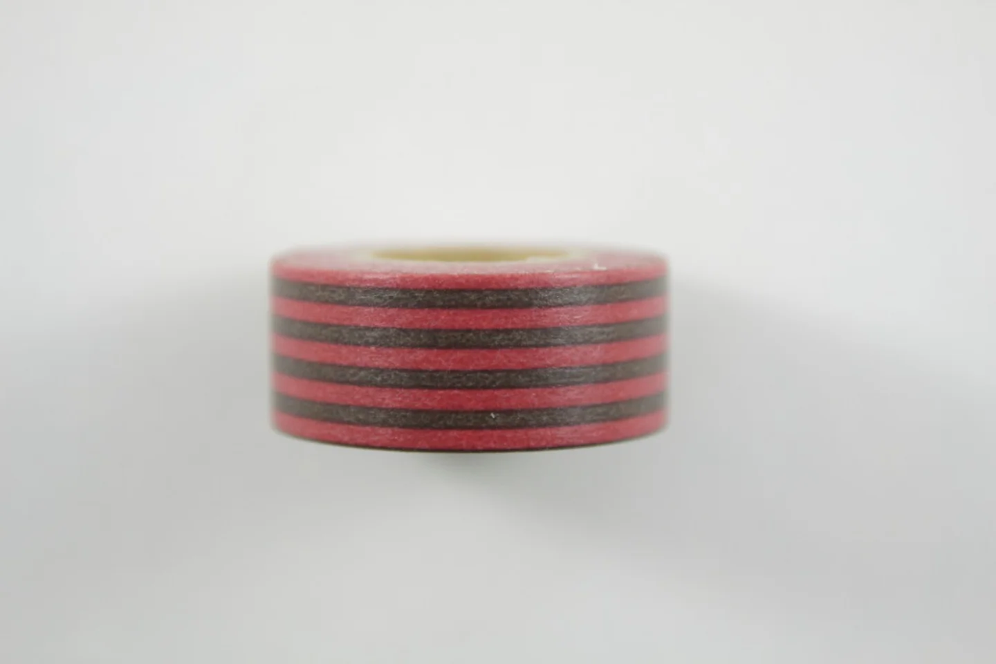 Washitape-cerise-antraciet-gestreept.